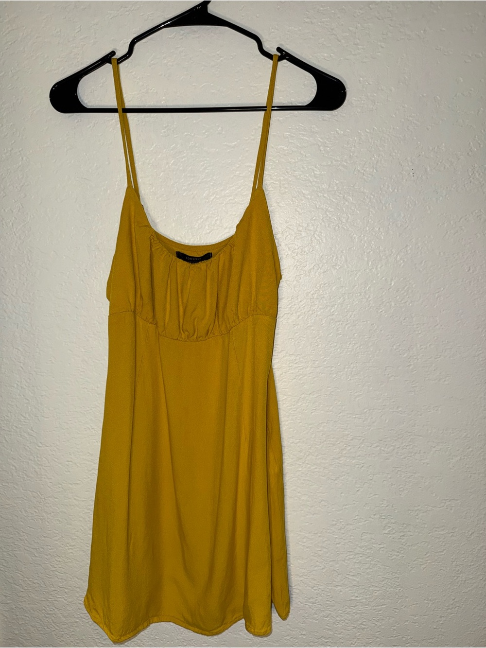 Forever 21 Mustard Yellow Spaghetti Strap Cami